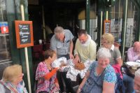 2015-04-24 Haoneborrel D n Hertog - cake en vaandel 04 2015-04-24 Haoneborrel D n Hertog - cake en vaandel 04
